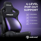Anda Seat Kaiser 4 Series Fabric Premium Ergonomic Gaming Chair - Carbon Black